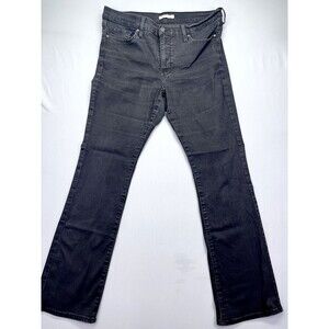 Levi's 315 Jeans Size 32 (W34 L30) Womens Shaping Bootcut Black Denim‎